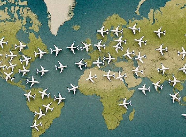 New International Flight Routes