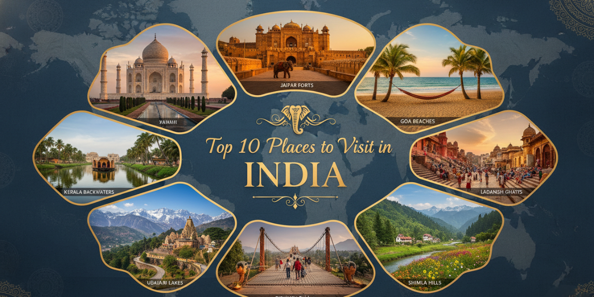 10 Places to Visit in India