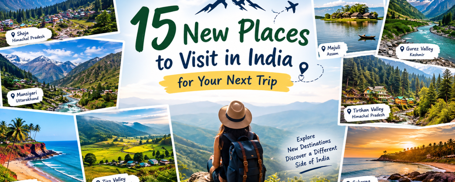 15 New Places to Visit in India for Your Next Trip